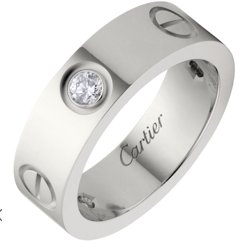 Cartier 3 diamond love ring
